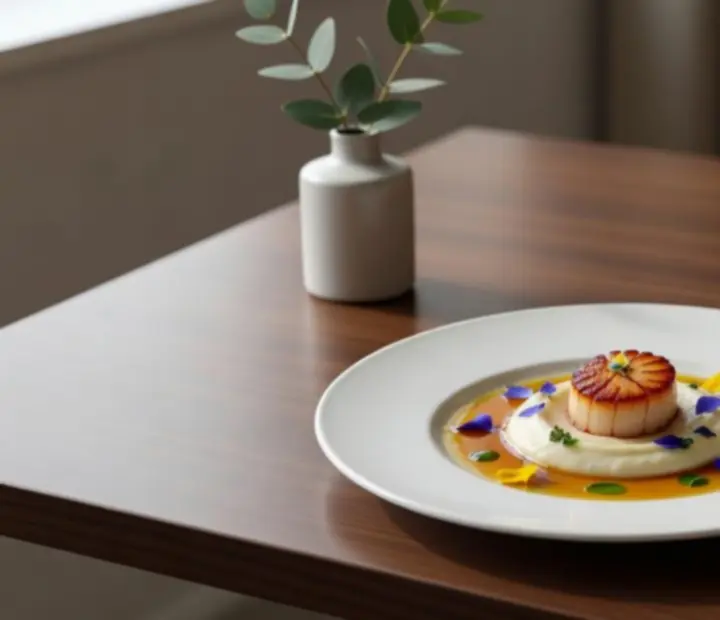 Signature gourmet fogások elegáns tálalással